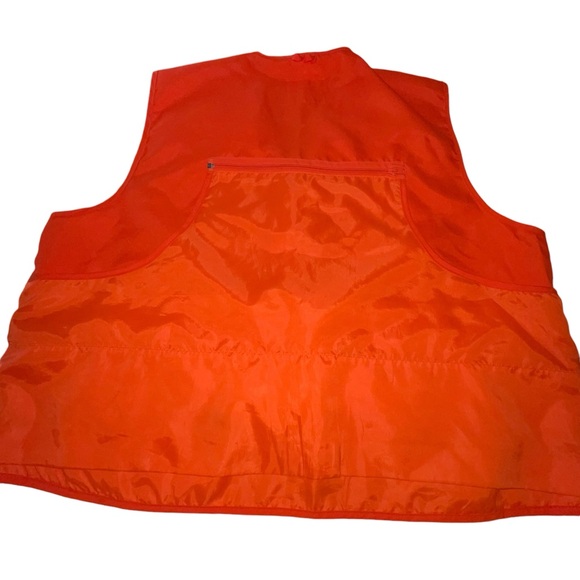 Master Sportsman Rugged Outdoor Gear Hinting Vest Neon Orange Size 2Xl Zippers - Picture 2 of 6